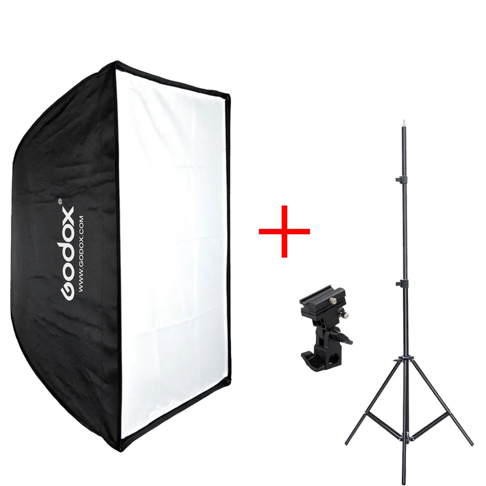 Godox 50*70 см зонтик софтбокс кронштейн осветительная Подставка комплект для строб