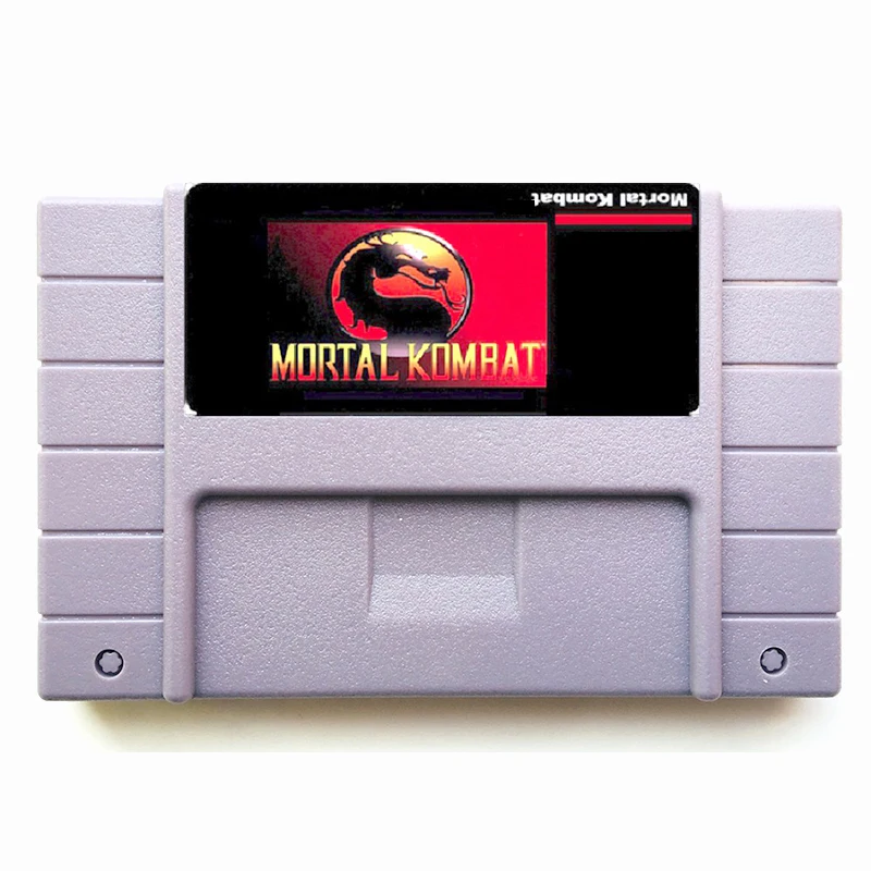 

Mortal Kombat 16 bit NTSC Big Gray (Super Nitd) Game Card For USA Version Game Player