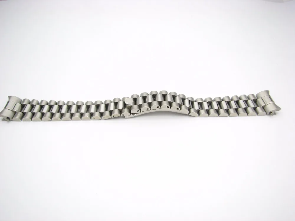CARLYWET 20 мм твердые Закругленные концы винтовые звенья застежка для раскрытия нержавеющая сталь наручные часы браслет ремешок для женщин