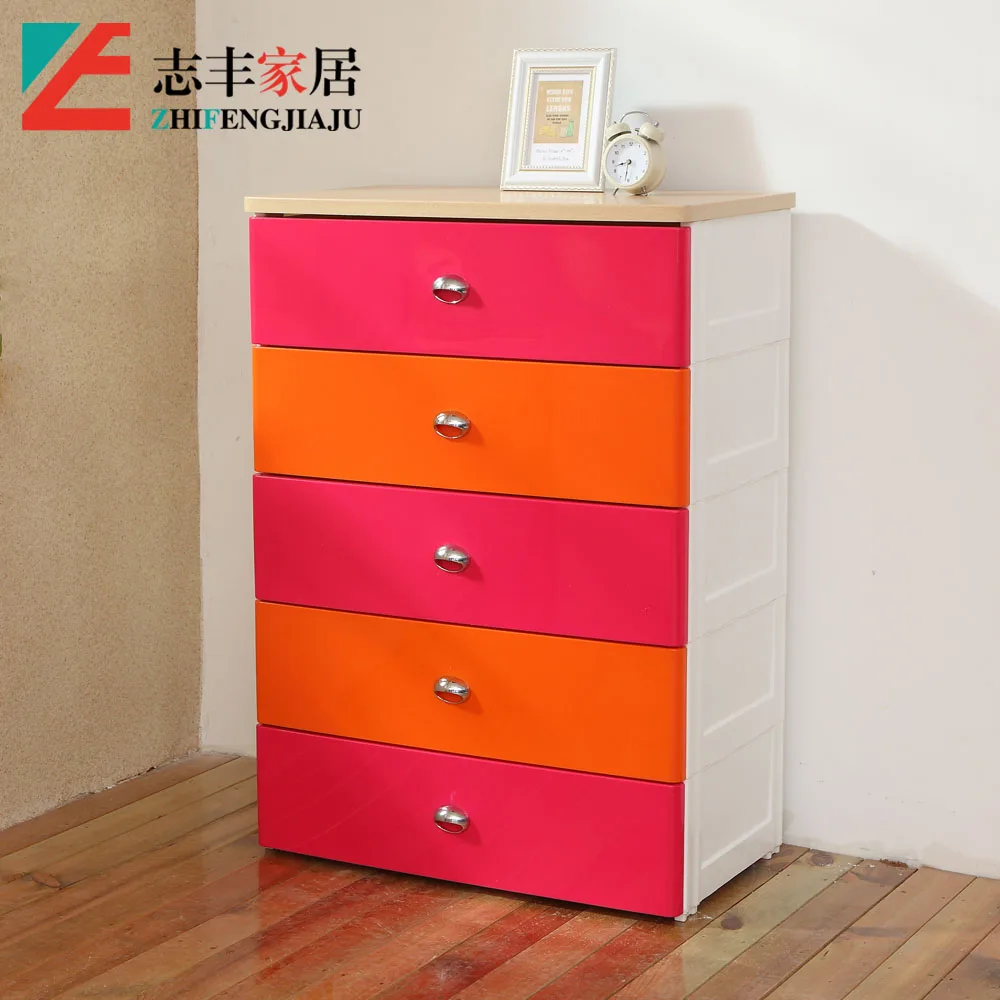 Wanyuan Hung Wood Top Plastic Drawer Storage Cabinets Grant Plastic Drawer Storage Cabinets