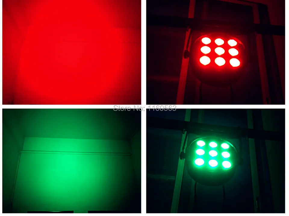 4 шт./лот 12x12 Вт светодиодный par свет 4в1 RGBW RGB светодиодный сценический свет светодиодный плоский SlimPar Quad Can с DMX512 плоский DJ контроллер оборудования