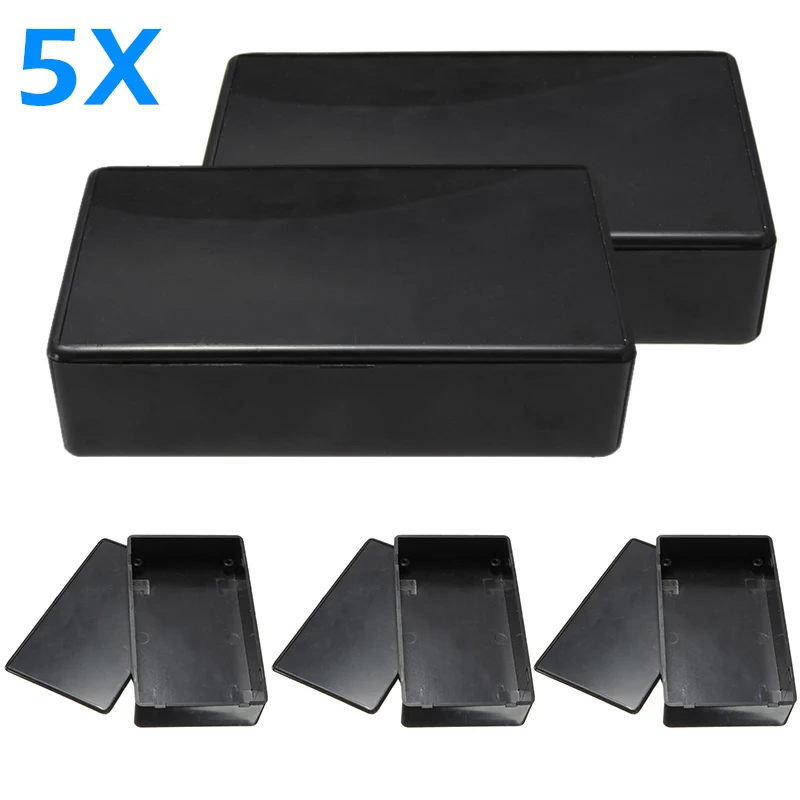 

5Pcs Plastic Electronic Project Box Enclosure DIY Instrument Case 100x60x25mm SD998