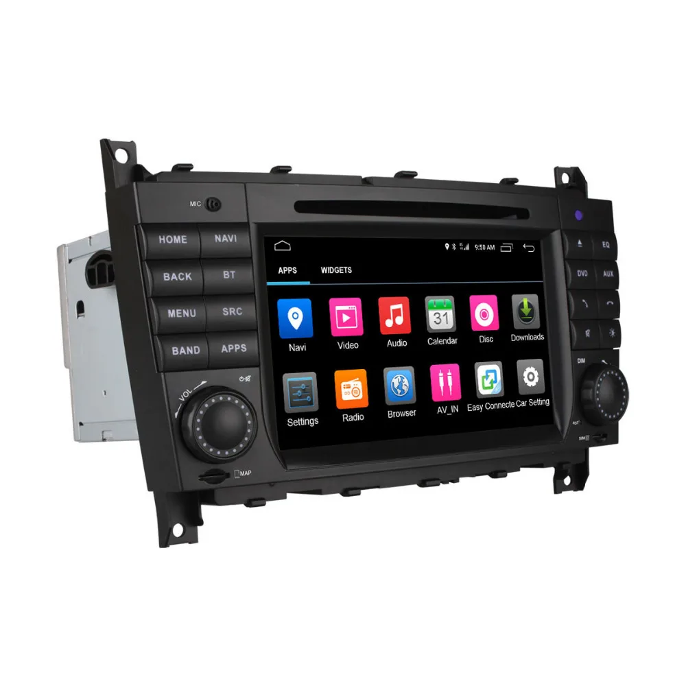 Ownice c500 4 Г SIM LTE Android 6.0 Ядра 2 ГБ RAM блютуз Автомобильный DVD игрок Радио Для Mercedes W219 W203