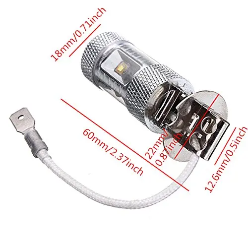Online Super Putih Cerah LG Chip H3 30 W 1200LM LED Lampu untuk DRL atau Lampu Kabut Plug N bermain 12 V 24 V Daya Tinggi Lampu Kabut Mobil (Pack Of 2) Murah Super Putih Cerah LG Chip H3 30 W 1200LM LED Lampu untuk DRL atau Lampu Kabut Plug N bermain 12 V 24 V Daya Tinggi Lampu Kabut Mobil (Pack Of 2)