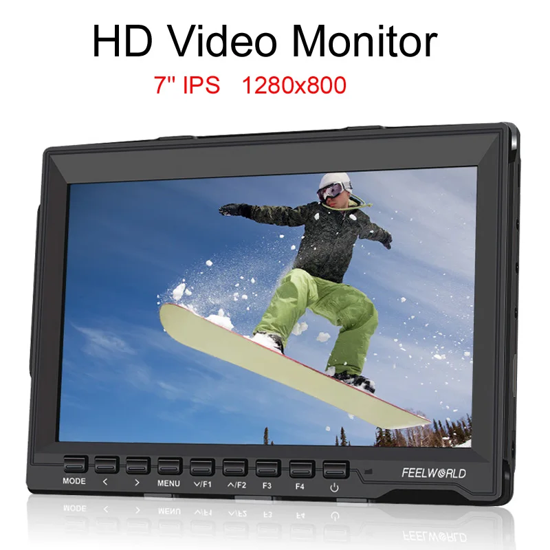 Feelworld FW-759 7 ''  HD  IPS 1280 x 800 -hdmi 1080 P     FW759  BMPCC BMCC