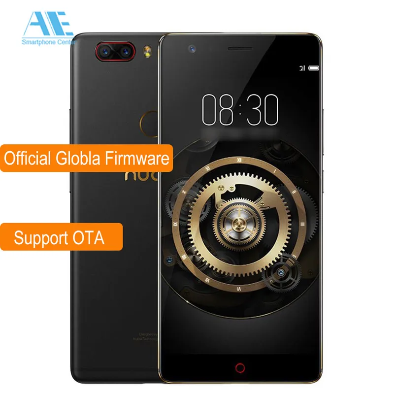 Нубия Z17 Lite 5 дюймов 6 ГБ 4G B LTE смартфон ободок-менее Snapdragon 653 Octa Core Dual 13.0MP сзади
