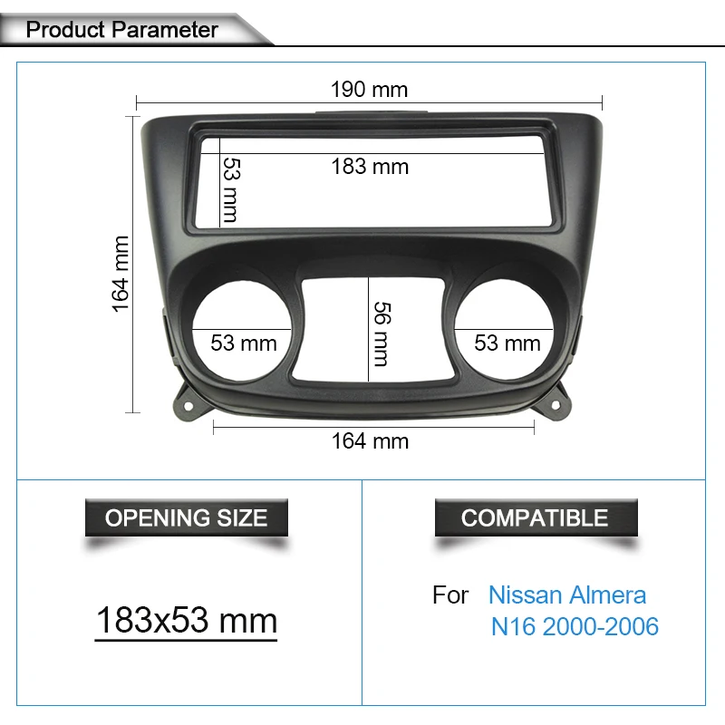 1 Din радио фасции Для Nissan Almera N16 Sentra стерео панель DVD Установка отделка комплект Уход за кожей лица объемный рамки