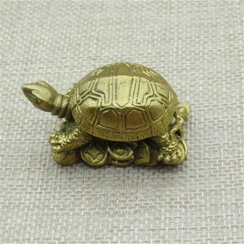 

Pure Copper Tortoise Ornament Turtle Recruitment And Safety House Geomancy Decorative Crafts