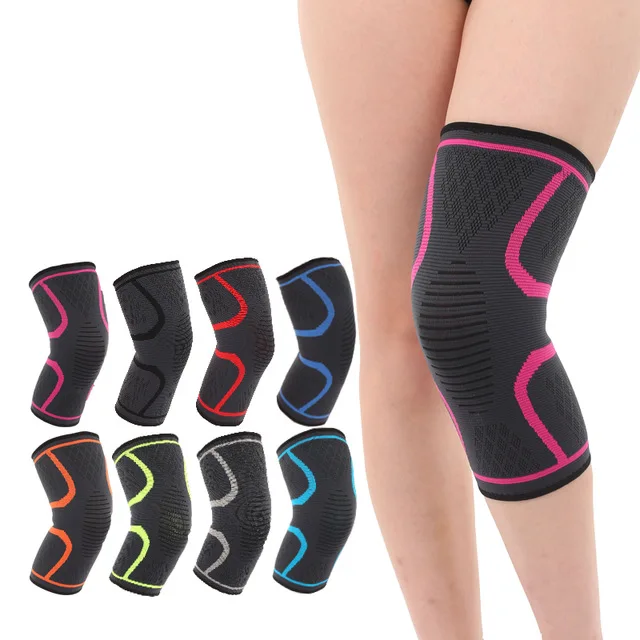 1PCS Fitness Running Cycling Knee Support Braces Elastic Nylon Sport