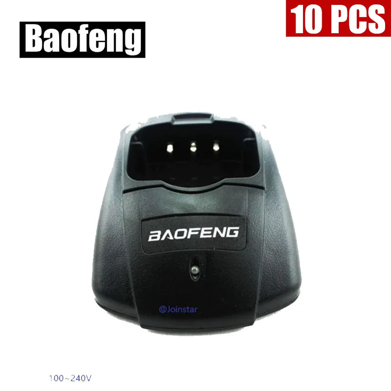 10 шт. оригинальный рабочего Зарядное устройство База для Baofeng Двухканальные рации uv-b5 uv-b6