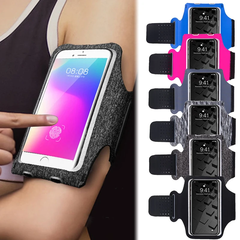 للماء شارة الرياضة حقيبة لهاتف أي فون X 8 7 زائد Xiaomi هواوي سامسونج رياضة الجري الذراع الفرقة الهاتف المحمول حقيبة غطاء حامل