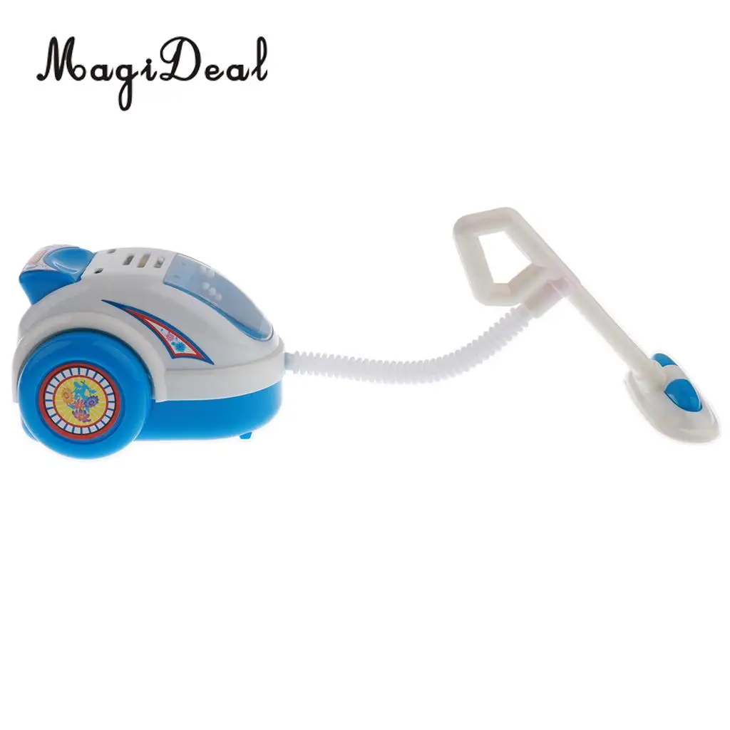 MagiDeal Plastic Simulation Home Appliance for Kids Children Pretend Role Play Furniture Toy - Blue Vacuum Cleaner