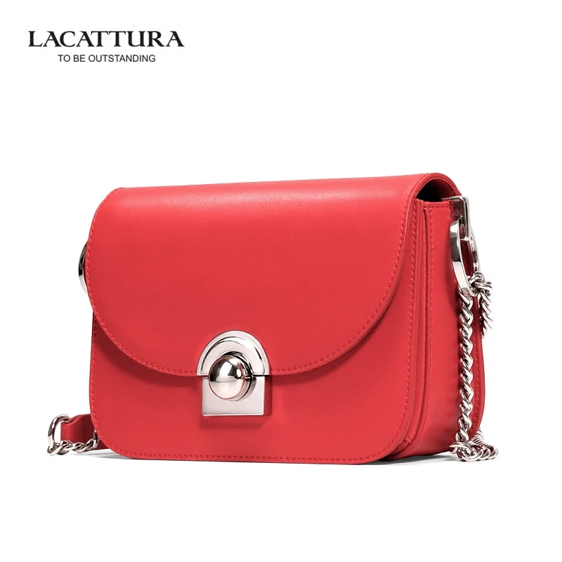 A1326 2017 LACATTRURA luxury handbags women cow leather bags designer makeup bag lady's bags