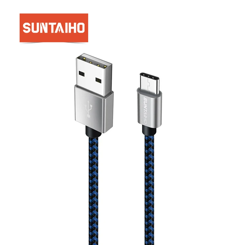

Suntaiho USB Type C Cable for Xiaomi redmi note 7 Type-c USB C Cable Mobile phone wire data cord Fast Charging for huawei P30 PR
