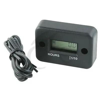 Motorcycle Hour Meter For Motorcycle Marine ATV Snowmobile Boat Ski Dirt Gas Engine
