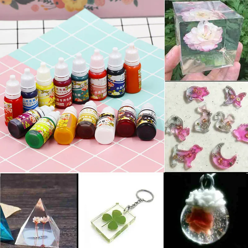Hot High Concentration UV Resin Liquid Pearl Color Dye Pigment Epoxy for DIY Jewelry Making Crafts jewelry making sieraden maken|Jewelry Tools & Equipments| - AliExpress