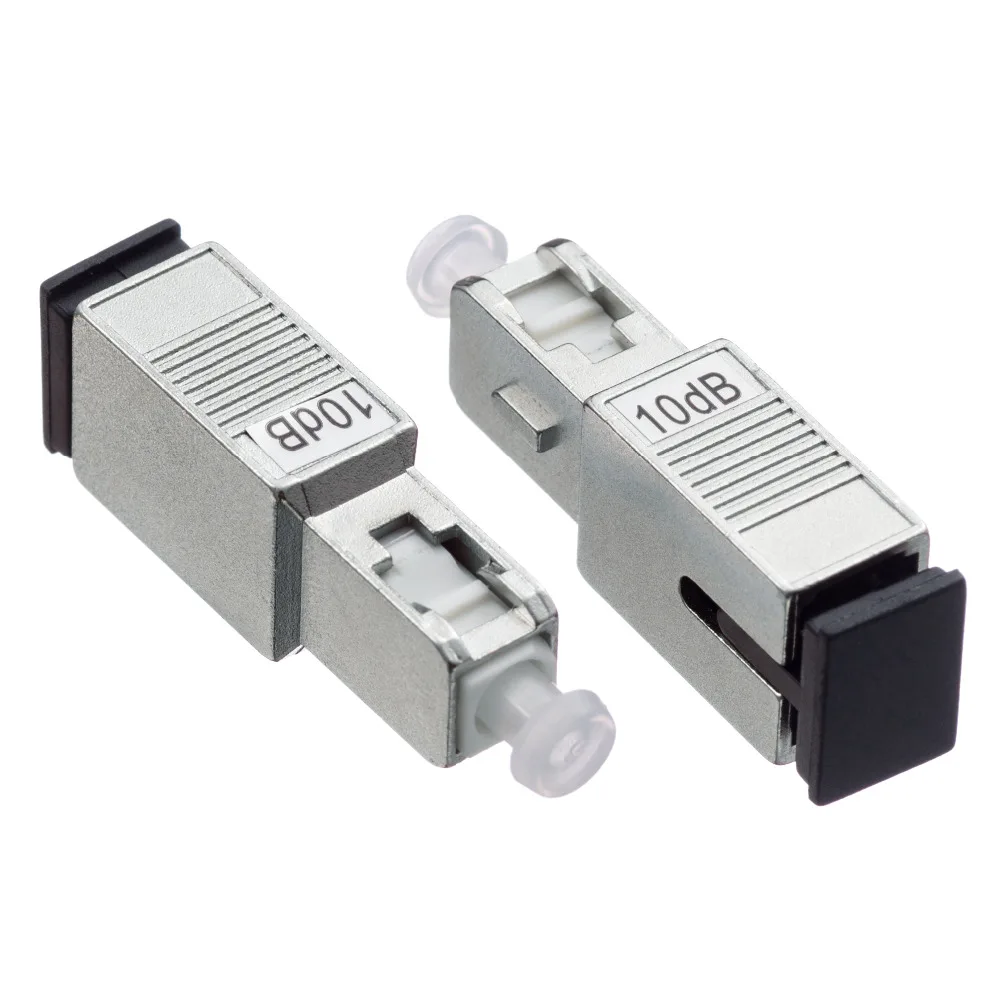 

10PCS SC UPC 5bd Simplex mode fiber optic Attenuator SC 5dB metal male Fiber Attenuator