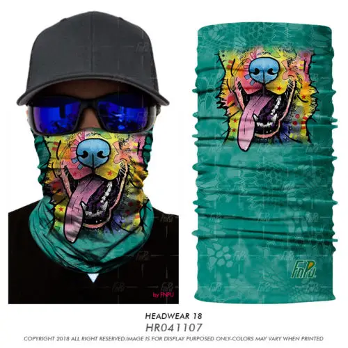Спортивные маски волшебный шарф открытый шеи грелка Велоспорт велосипед Маска наездника повязка платок на голову бандана 3D маска животного - Цвет: B