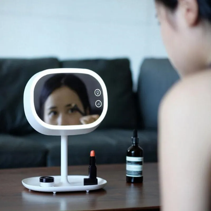  JIPUSH Dressing mirror lamp desk lamp dressing mirror bedside lamp princess dressing mirror led lam