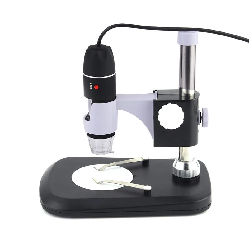  2019 nuevo USB Digital microscopio 40X-1000X2 MP endoscopio electrónico lupa cámara con soporte 8LE