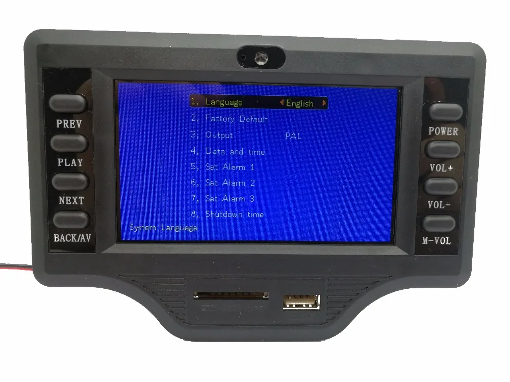 MP4/MP5 сабвуфер усилительная плата Bluetooth 50 Вт * 2 + 100 4 3 дюймов ЖК дисплей аудио