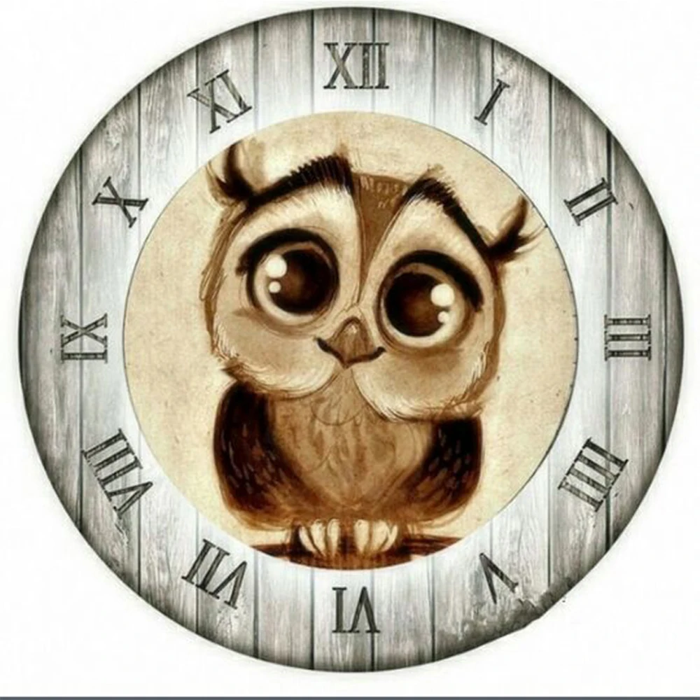 

LI LOYE 5D DIY Diamond painting Bird clock Cross Stitch Diamond Mosaic Diamond Embroidery Picture Home Decor Needlework RT1023