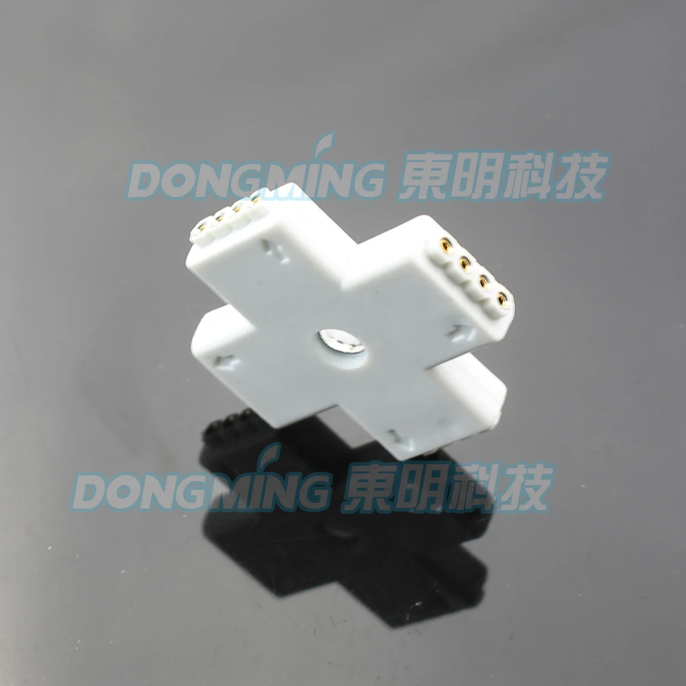 

Waterproof connector 4 pin rgb led strip connector led "+" Shape Female For 3528 5050 RGB Strip