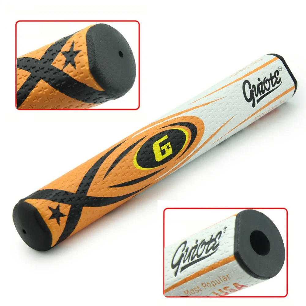 Guiote Novelty Model Orange Strips Slim Golf 5.0 Putter Grips Round