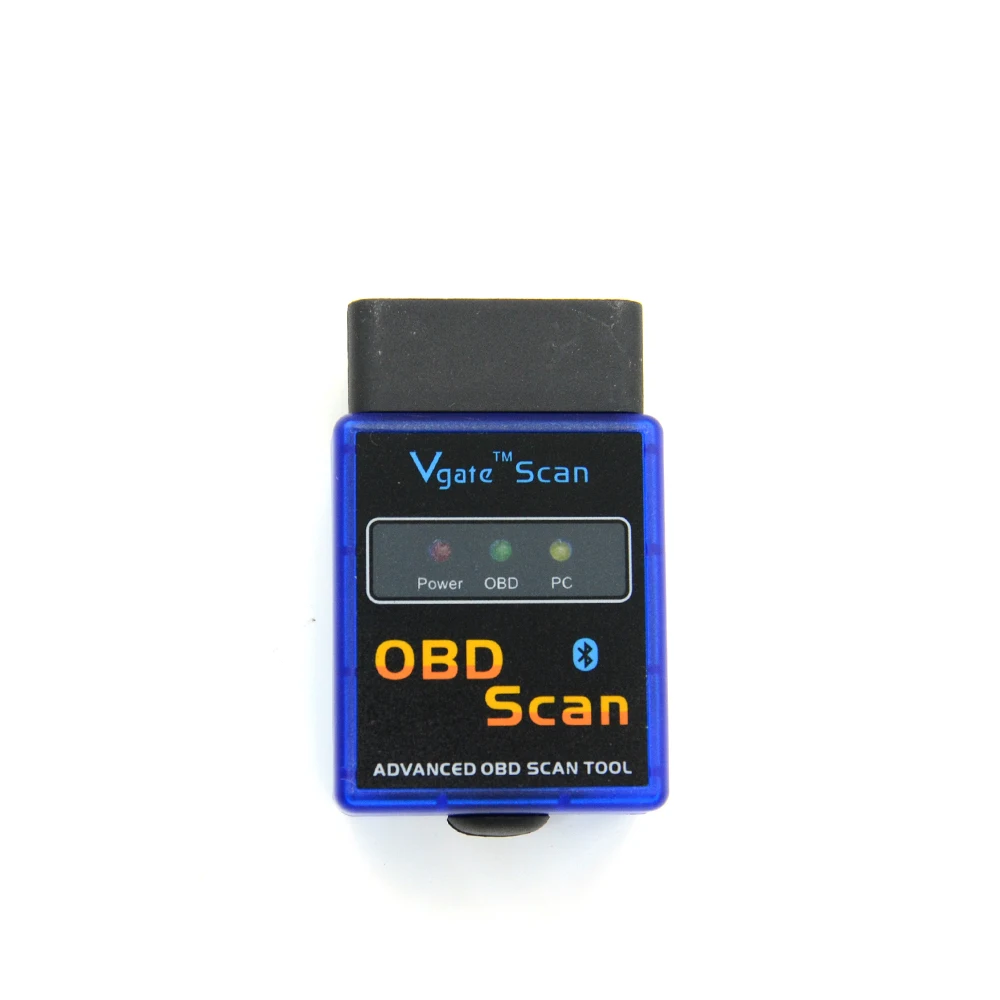 Заводская цена ELM 327 Bluetooth 2,1 Vgate сканирования OBD2/OBDII ELM327 v2.1 сканер штрих-кода поддерживает OBD-II протоколы