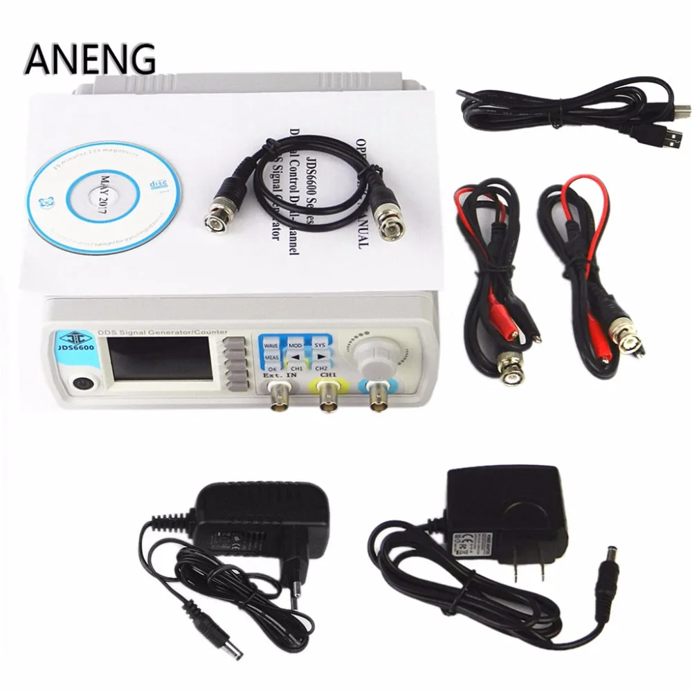 

ANENG Frequency Meter JDS6600 15MHZ Digital DDS Dual-channel Signal Source Generator