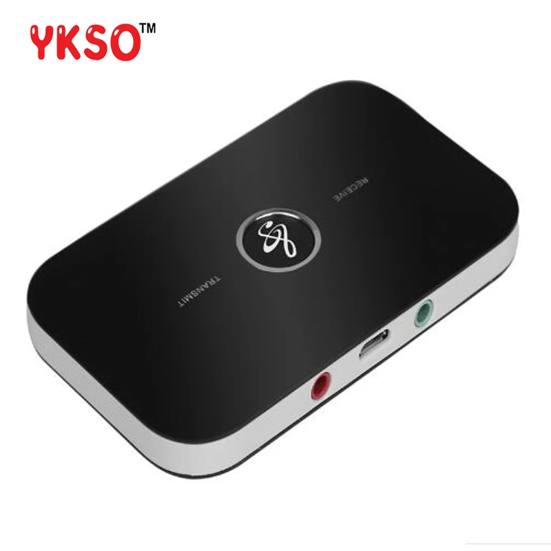 YKSO 2in1 Bluetooth 4 1 передатчик и приемник B6 Беспроводной адаптер Aux 3 5 мм аудио плеер для