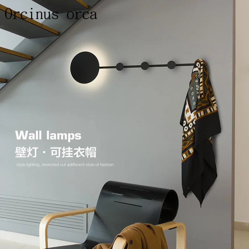 Nordic moderne eenvoudige jas rack wandlamp gangpad woonkamer postmoderne persoonlijkheid creatieve shadow wandlamp gratis verzending Nordic moderne eenvoudige jas rack wandlamp gangpad woonkamer postmoderne persoonlijkheid creatieve shadow wandlamp gratis verzending