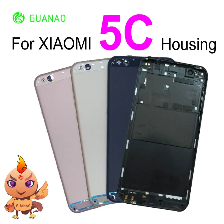 Чехол для аккумулятора Xiaomi MI5C Mi 5C задняя крышка Mi5C чехол с нижней панелью