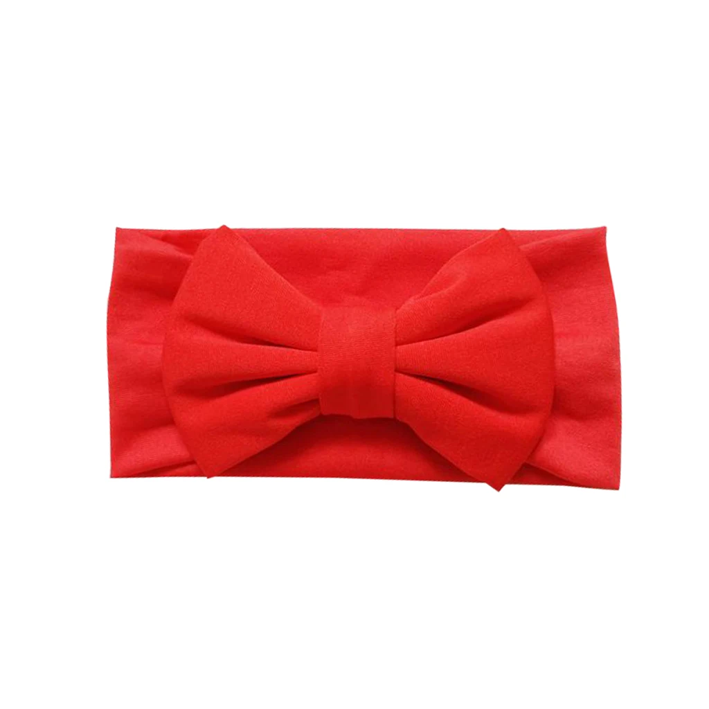 1Pc Cute Headwear Vintage Bowknot Stretch Hairband for Baby Infant Children Kids Girls Beach Party Photo Prop Fashion Acc