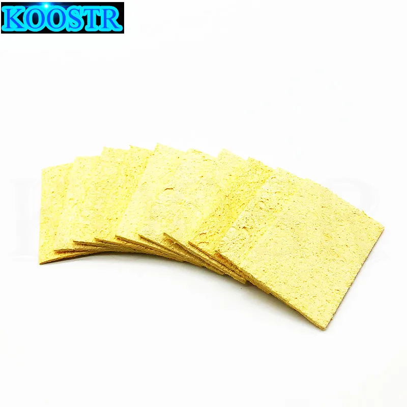 

10Pcs Yellow Cleaning Sponge Cleaner for Enduring Electric Welding Soldering Iron