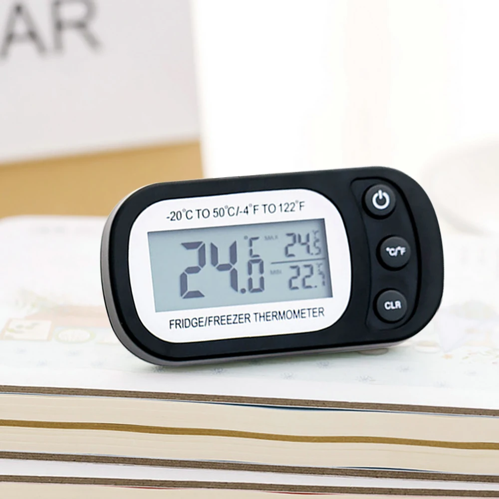 

Digital LCD Probe Fridge Freezer Thermometer Thermograph Meter For Waterproof Thermometer Refrigerator -20~50 Degree