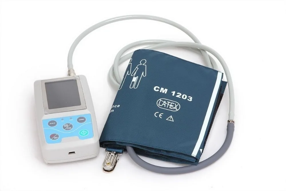 24 часа монитор NIBP Амбулаторный монитор кровяного давления Holter ABPM50 usb Программное обеспечение CONTEC бренд горячая распродажа высокое качество