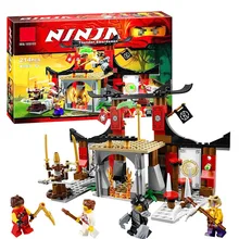 Compatível com playmobil Ninjagoes Duelo Ninjutsu ninjagoes Driving Range Modelo kits de construção brinquedos Educativos para crianças presente