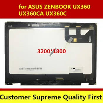 

QHD Original13.3"inch LCD Display Screen for ASUS ZENBOOK UX360 UX360CA UX360C LCD screen + touch screen + frame assembly