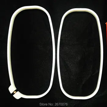 

Small Embroidery Frame Adjustable Oval 5.1*9.8' Plastic Cross Stitch Hoop Ivory Sewing Tool Patchwork Diy Craft Art Wholesale