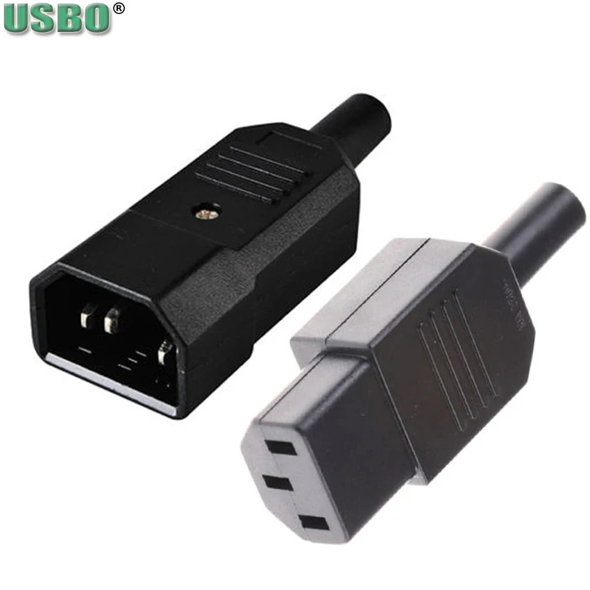 Сетевой кабель IEC320 C13 C14 10 А 250 В|Электрические вилки| |