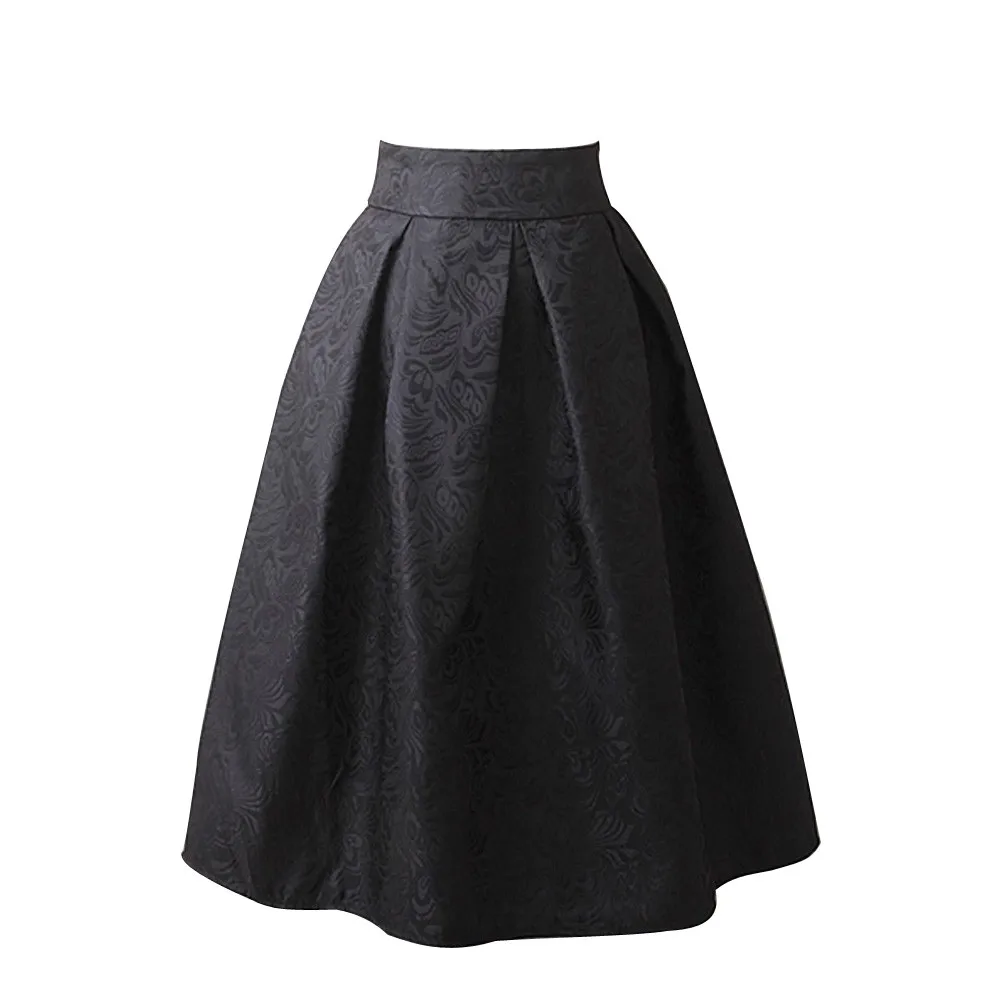 

Dress Women Vintage Printing Sexy Dress Knee Length High Waist Pleated Dress Party Dress