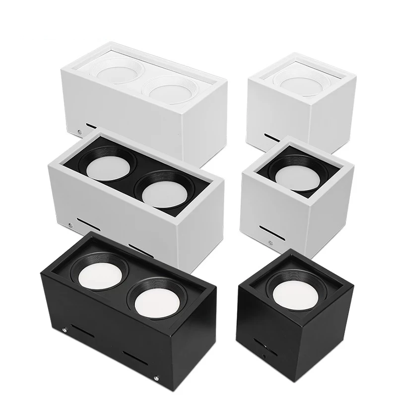 

High quality Surface Mounted adjustment LED COB dimmable Downlights AC85-265V 10W 15W 20W 30W LED Ceiling Lamp Spot