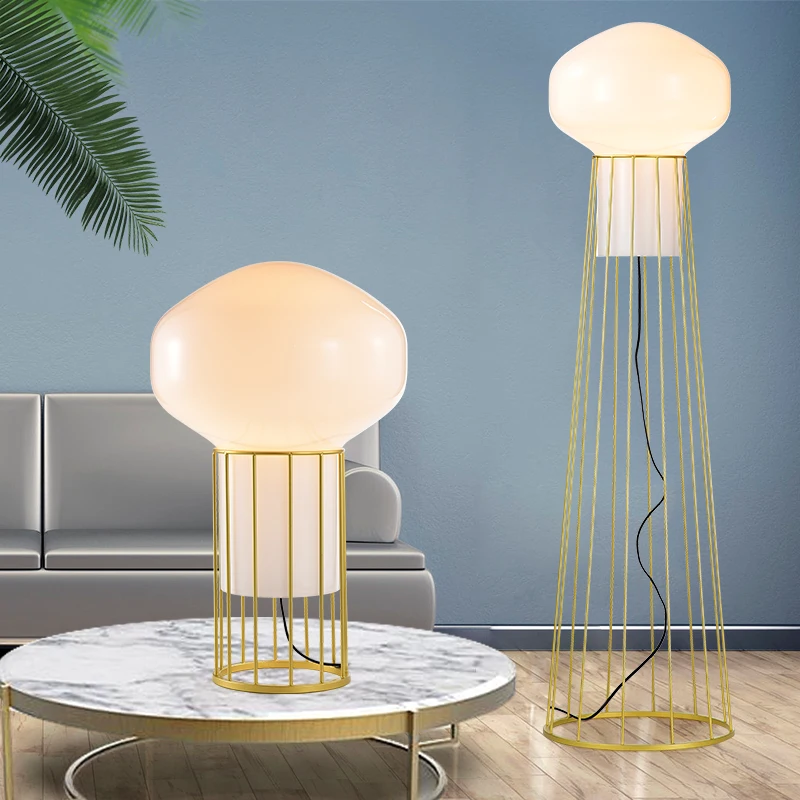 

Nordic Glass Floor Lighting Living Room Living Room Post-modern Creative Simple Retro-Archaic Designer Studio Desk Lighting