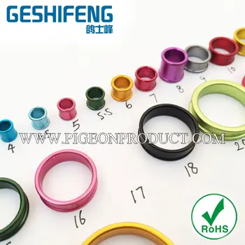 

12mm,16mm mm aluminium ring for chicken and pigeon ,parrot finches band