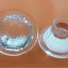 CFJ-20 высокое качество светодиодных оптические линзы, ПММА материалов, Размер объектива: 20x10.8 мм, 80 градусов, бисера поверхности