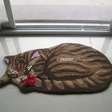 Постельное белье "милый котенок" в форме фирменные маты, дизайнерский детский коврик, современные коврики для комнаты