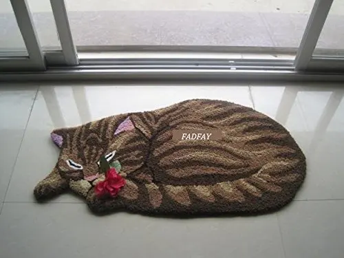 

Cute Little Cat Shaped Branded Mats,Designer Kids Rug,Modern Room Mats