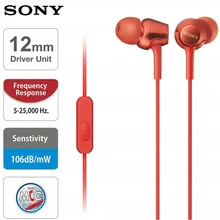 MDR-EX255AP 3,5 мм наушники-вкладыши высшего качества, неодимовые наушники для Iphone, samsung, Xiaomi, HUAIWEI, htc, LG