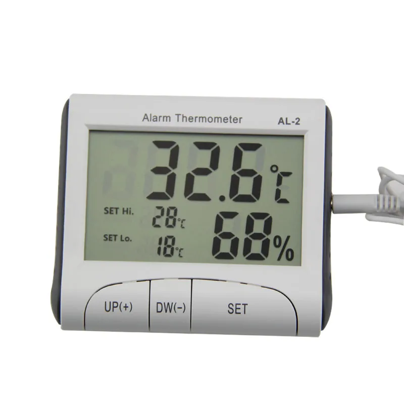 

LCD Display Digital Indoor Hygrometer Clock Alarm Temperature Humidity Meter Gauge Thermometer Barometer Weather Station --M25